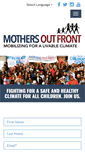 Mobile Screenshot of mothersoutfront.org